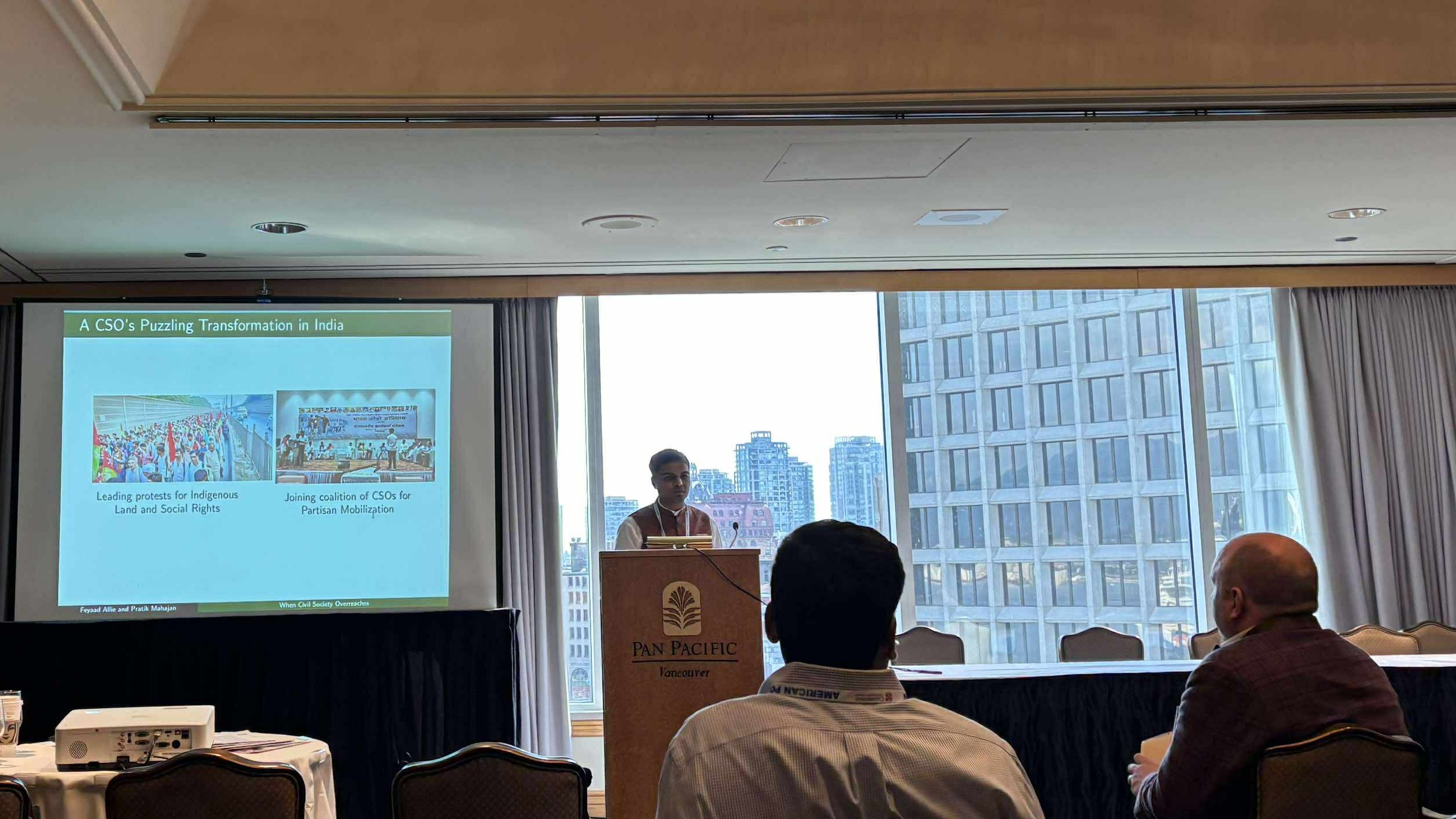Presenting at APSA 2025 Vancouver.